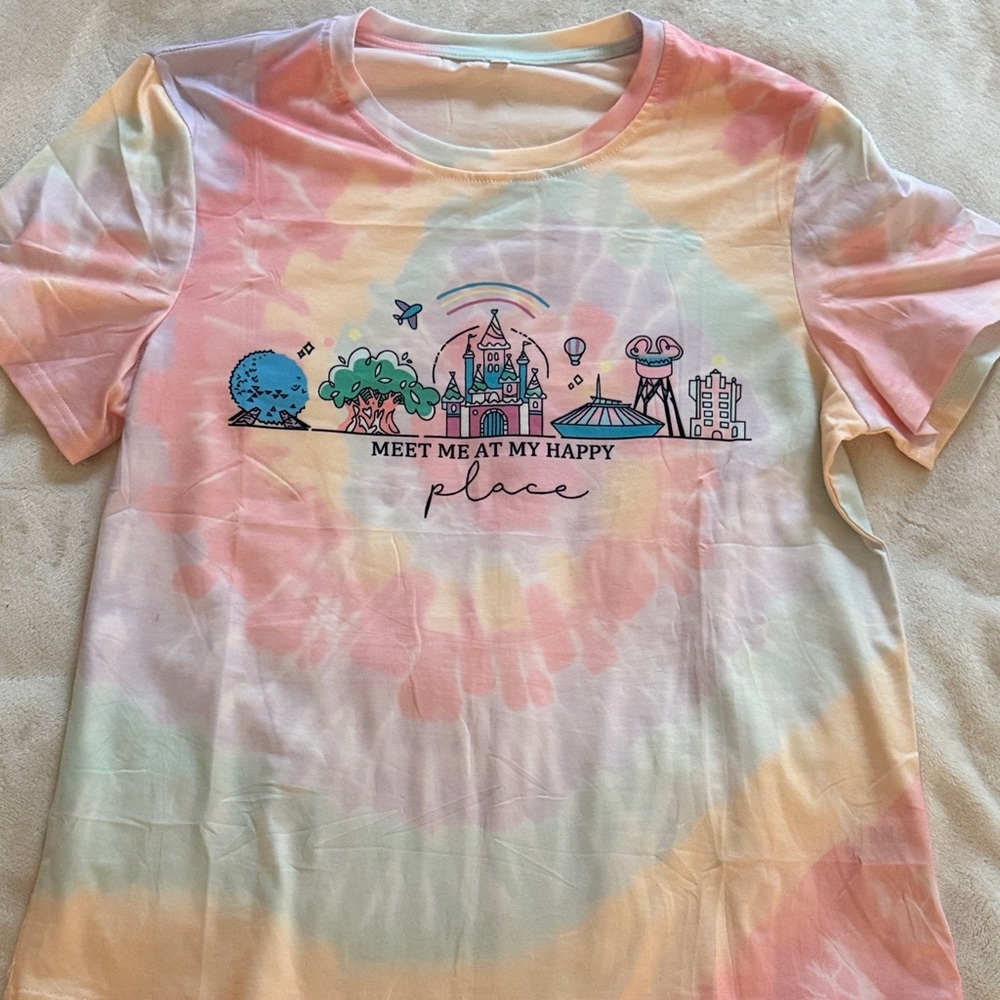 Tie-Dye women’s Shirt with Fun Graphic